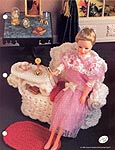 Annies Fashion Doll Crochet Club: Wicker Gossip Bench