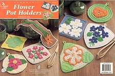 Annies Attic Crochet Flower Potholders