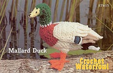Annie's Attic Birds of a Feather Crochet Waterfowl -- Mallard Duck
