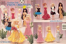 ASN Fashion Doll Prom Dresses in Thread Crochet