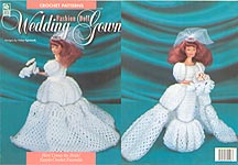 HWB Crochet Fashion Doll Wedding Dress