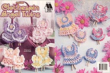 Annie's Attic Crochet Clothespin Angel Twins