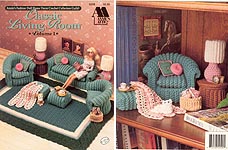 Fashion Doll Home Decor Crochet Collectors' Guild: Classic Living Room