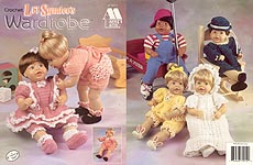 Crochet Little Syndee's Wardrobe, outfits for 16-inch baby doll.