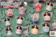 Annie's Attic Crochet Birthstone Angel Ornaments
