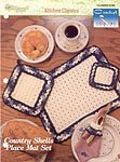 TNS Crochet Collector's Series: Country Shells Place Mat Set