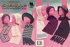Annie's Attic Crochet Chenille Hats & Scarves