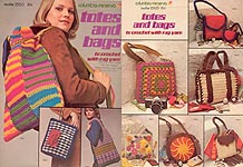 Columbia- Minerva Totes and Bags to Crochet with Rug Yarn
