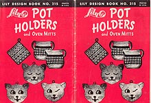 Lily Design Book No. 215: Pot Holders and Oven Mitts