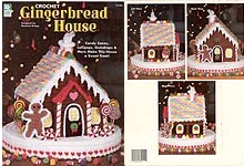 Crochet Gingerbread House from House of White Birches