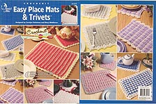 Annies Attic Crochenit Easy Place Mats & Trivets