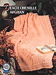 Annie's Crochet Quilt & Afghan Club Peach Chenille Afghan