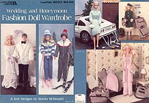 Wedding and Honeymoon Fashion Doll Wardrobe to knit