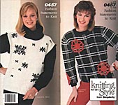 Knitting With Style from Simplicity #0457: Fashion Statements to Knit