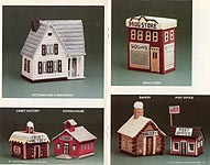 Annies Attic Village Keepers in Plastic Canvas