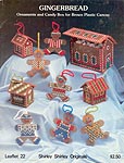 Shirley Shirley Gingerbread Ornaments and Candy Box for Brown Plastic Canvas