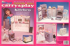 TNC Plastic Canvas Fashion Doll Carry & Play: Kitchen