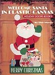 LA Welcome Santa in Plastic Canvas: Holday Doors Book