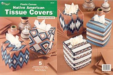 TNS Plastic Canvas Native American Tissue Covers