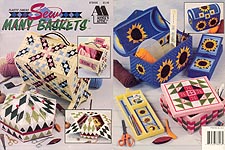 Annie's Attic Plastic Canvas Sew Many Baskets